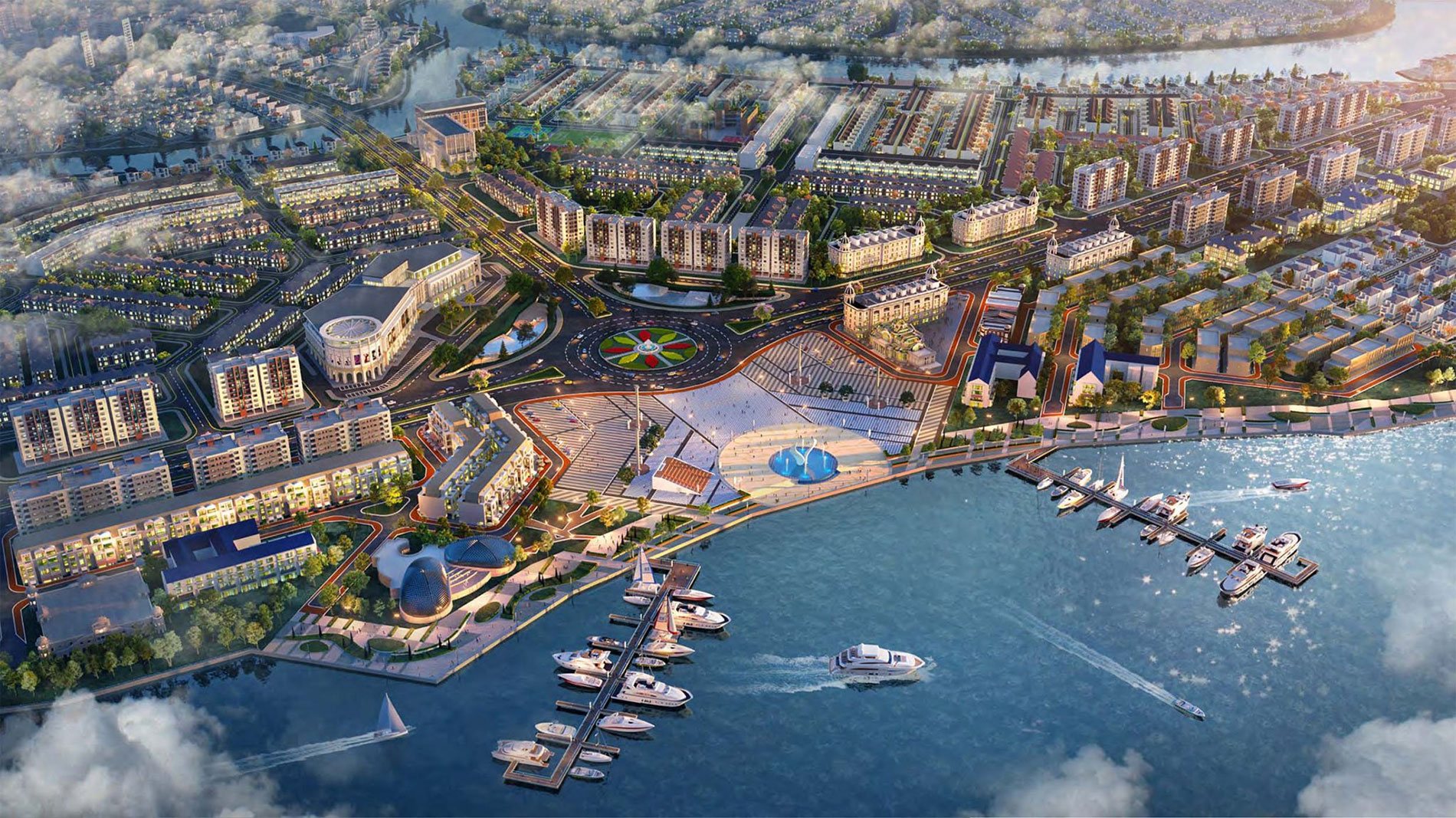 AQUA WATERFRONT CITY URBAN AREA